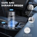 Hydrogen Water Bottle Generator with 4th Generation SPE/PEM Technology, Portable Hydrogen Water Ionizer Machine, Birthday,Xmas Gift for Husband,Wife,Lovers,Friends,Travel (Gray, 9.05in*Φ2.64in) - Image 6