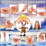 Peterpan 2 Liter Large Rubber Hot Water Bottle with Animal Cover, Bring a Little Comfort to Your Family This Winter with a Puppy Hot Water Bottle, 65 Fl Oz Capacity, Brown - Image 5