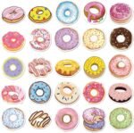 50Pcs Donut Stickers, Waterproof Vinyl Food Decor Decals for Laptop, Phone, Water Bottle, Notebook - Personalized Stickers for Kids, Adults & Dessert Lovers(Donut) - Image 6