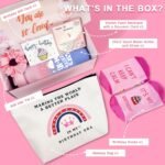 Birthday Gifts For Women, Teen Girl, Her, Happy Birthday Gift Box For Girl, Women, Sister, Daughter, Friends, Cute Pink Sports Water Bottle 25oz Gift Set 6pcs - Image 3