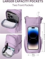 sportsnew Water Bottle Carrier Bag with Phone Pocket for 30oz 40oz Tumbler with Handle Accessories Insulated Water Bottle Holder Pouch with Strap Crossbody with Straw Cover - Image 4