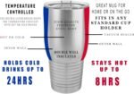 Rogue River Tactical Funny EMT EMS Here to Save Large 30oz Travel Tumbler Mug Cup w/Lid PAramedic Joke Gag Gift - Image 3