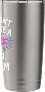 Maria Personalized Cute Flower Girls Maria Name Stainless Steel Insulated Tumbler - Image 3