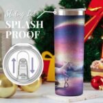 Onebttl Unicorn Gifts for Teen Girls & Women, 20oz Insulated Stainless Steel Tumblers with Lids and Straws, Perfect Gifts for Unicorn Lovers Girl Women, for Christmas, Birthday, Thanksgiving - Image 6