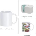 PYD Life Sublimation Mugs Blank 11 OZ Bulk Coffee Mugs White Ceramic Photo Cups Wholesale for Cricut Mug Press Tumbler Heat Press Print 36 Pack… - Image 4