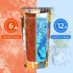 Cat Tumbler with Straw Lid Insulated Travel Coffee Mug 20 OZ Stainless Steel Cup for Outdoor Car Office Kitchen - Image 7