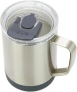 Drinco 16 oz Coffee Mug, Vacuum Insulated Camping Mug with Lid, Double Wall Stainless Steel Travel Mug Insulated Tumblers Coffee Mugs Coffee Cups Tea Cup (16oz Brushed) - Image 4