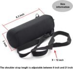 Kvvdi 2 Pack 32 oz Neoprene Glass Water Bottle Cooler Sleeve Insulator 32oz Bottle Cover Holder Carrier with Shoulder Strap - Image 4