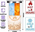 4 Pcs Girls Weekend Gifts for Women Bestie 20 oz Insulated Tumbler with Lid, Girls Trip Gifts Favors Stainless Steel Travel Tumbler Cups, Trip Vacation Bachelorette Party Camping Gift - Image 3