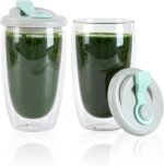 Restaurantware - Forma Professional 15.2 Ounce Insulated Travel Mug With Lid, 1 Double Wall Coffee Mug - Includes Lid, Reusable, Clear Borosilicate Glass Tumbler, Dishwashable, Microwavable - Image 3