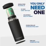 Frost Buddy Universal XL Can Cooler - Fits All - For 12, 16, 20, and 24 ounce Bottles - Insulated Double-Walled Stainless Steel (Merica-) - Image 4