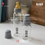 BIBS Baby Glass Bottle Complete Set 225 ml | BPA Free Natural Rubber | Made in Denmark | Sage - Image 4