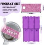 Resin Mold Silicone for Stanley 40 oz Cup, Name Plate Silicone Resin Mold for Epoxy Resin Casting, DIY Custom Tumbler Cup Name Plate Accessories - Image 3