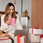 MEBRUDY 19oz Insulated Coffee Mug Tumbler with Lid, Leak Proof Double Wall Vacuum Travel Coffee Mug with Handle, Dark Pink - Image 3