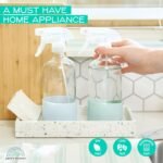SAVVY PLANET - Glass Spray Bottles for Cleaning, Silicone Sleeve Bottom for Protection, Reusable Glass Spray Bottles 16 Oz With Adjustable Nozzle Settings (2 Pack) - Image 5