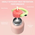 33 oz Water Bottle with Straw and Carry Handle, 316 Stainless Steel Insulated Bottle, Easy Carry Tumbler with Strap for Hot Cold Drink - Image 4