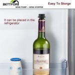 Wine Saver Vacuum Pump with 4 Wine Stoppers, Wine Bottle Stoppers with Food Grade Silicone Leak proof Keep Fresh Suitable for All Standard Wine Bottles - Image 6