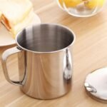 Amosfun Stainless Steel Mug with Lid and Handle 20Oz Coffee Tea Cup for Camping Outdoor and Everyday Use 6.1 X 4.7 Inches Microwave Safe Drinkware - Image 4