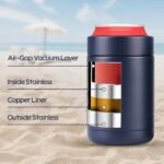 Olympia Tools 2 Pack Standard Can Cooler for Beer & Soda | Stainless Steel 12oz Beverage Sleeve, Double Wall Vacuum Insulated Drink Holder (2 pack,Gray and Navy) - Image 4