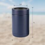 Olympia Tools 2 Pack Standard Can Cooler for Beer & Soda | Stainless Steel 12oz Beverage Sleeve, Double Wall Vacuum Insulated Drink Holder (2 pack,Gray and Navy) - Image 5