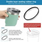 Magnetic Spill Proof Tumbler Lid – 20oz Replacement Compatible with Yeti Rambler, RTIC, Ozark Trail | Leak Resistant, Dishwasher Safe, BPA Free (20 oz) - Image 5