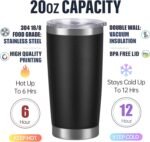 The Blue Sky Bigfoot Tumbler with Lid Double Wall Tumbler 20oz Travel Coffee Mug - Image 6