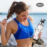 Wusikd Paris Eiffel Tower Water Bottle with Straw Lid Double Wall Heart Thermos Bottle Vacuum Insulated Flask Stainless Steel Water Bottle for Gym Outdoor 20 OZ - Image 6