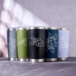 Personalized Coffee Tumbler with Name - Stainless Steel Engraved Insulated Tumbler, Custom 20oz Hot or Cold Cup with Lid for Dad, Mom, Friends - Image 3