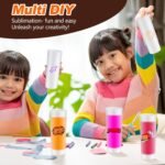 Hsei 24 Pcs Sublimation Frosted Shot Glasses 3 oz Shot Glasses Sublimation Blanks Personalized Glass Cups with Heavy Base for Wine Beer Vodka Whiskey Espresso - Image 5