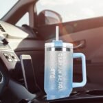 Personalized Tumbler with Handle Custom 40oz Engraved Name Cup with Lid and Straw Customized Insulated Stainless Steel Travel Coffee Glitter Mug Gifts for Women Mom Dad - Image 5