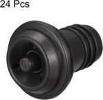 uxcell Wine Stopper, 19mm Dia Rubber Reusable Vacuum Bottle Stoppers Sealing Plugs for Wine Beer Beverage Glass Bottles, Black 24Pcs - Image 4