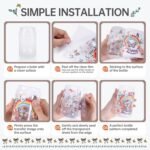 AFRITEE UV DTF Cup Wraps - 20 Sheets Black Girl UV DTF Decals Tumbler Wrap for 16 oz Glass Water Bottle, Affirmations Transfer Stickers DIY Mug Personalized Decor Gift for African American - Image 8