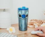 Disney Silver Buffalo Lilo & Stitch Double-Walled Stainless Steel Travel Tumbler With Lid And Straw, Carnival Tall Cold Cup - Image 3