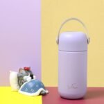 5.5oz Mini Tumbler Stainless Steel Vacuum Insulated Water Bottle Double Wall Thermos Flask Small Size BPA Free Leakproof (Periwinkle-Green Combo) - Image 4