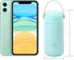 5.5oz Mini Tumbler Stainless Steel Vacuum Insulated Water Bottle Double Wall Thermos Flask Small Size BPA Free Leakproof (Periwinkle-Green Combo) - Image 5