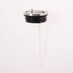 CHICTRY 2Pcs Plastic Vacuum Bottle Straw Lids Sealing Leak Proof Flap Cover Flask Drinking Cup Cover Replacement for Sports Water Bottles Sliver One Size - Image 4