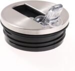 CHICTRY 2Pcs Plastic Vacuum Bottle Straw Lids Sealing Leak Proof Flap Cover Flask Drinking Cup Cover Replacement for Sports Water Bottles Sliver One Size - Image 6