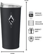 FANMATS WNBA 20 oz Stainless Steel Tumbler – Durable Powder Coat Finish - Fits Most Cup Holders, Officially Licensed WNBA Cup - Keeps Drinks Hot & Cold - Image 6
