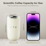 OTE Coffee Cup Travel Mug 12 OZ Leakproof, Keep Ice & Hot Personal Coffee Cup, 350 ML Vacuum Insulated Tumbler, BPA-Free Stainless Steel, Reusable Coffee Cups, Gray - Image 3