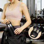 BJPKPK Insulated Water Bottle 18OZ Stainless Steel Water Bottle with Handle Double Walls Vacuum Insulated BPA Free Flask, Black - Image 6