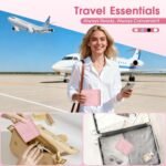 Travel Bottles with Case, 4x2oz TSA Approved, Leak-Proof, Press to Unlock, Compact & Portable Travel Toiletries (Pink) - Image 5