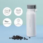 LOCK & LOCK Name Stainless Steel Vacuum Insulated Thermal Travel Mug, 17 oz (White) - Image 4