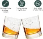 Greenline Goods Whiskey Glasses - 10 oz Tumbler Gift Set – Science of Whisky Glasses (Set of 2) Etched with Whiskey Chemistry Molecules | Old Fashioned Rocks Glass - Image 4