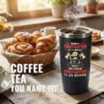 Onebttl Retired Firefighter Gifts for Men, Stainless Steel Fireman Tumbler 20 oz - Being an retired firefighter is an honor - Image 4