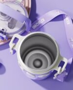 Kuromi Stainless Steel Insulated Water Bottle with Handle and Strap 635ml - Image 5