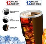 30oz Dad Coffee Tumbler From Daughter for Fathers Day Birthday Christmas, I Love You Dad Stainless Steel Travel Coffee Mug, Thermal Cup with Spill Proof Lid - Image 3