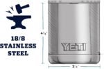 YETI Rambler 10 oz Lowball, Vacuum Insulated, Stainless Steel with MagSlider Lid - Image 3