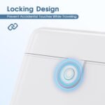 Travel Bottles with Case, 4x2oz TSA Approved, Leak-Proof, Press to Unlock, Compact & Portable Travel Toiletries (White) - Image 5