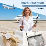 Travel Bottles with Case, 4x2oz TSA Approved, Leak-Proof, Press to Unlock, Compact & Portable Travel Toiletries (White) - Image 7