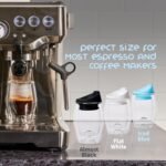 To-Go Espresso Glass Travel Mug with Lid, Reusable Double Wall Glass Tumbler, Fits Most Coffee Makers/Cupholders for Your Car, Gifts for Coffee Lovers, 2-Pack Almost Black Cortado Cups - Image 6